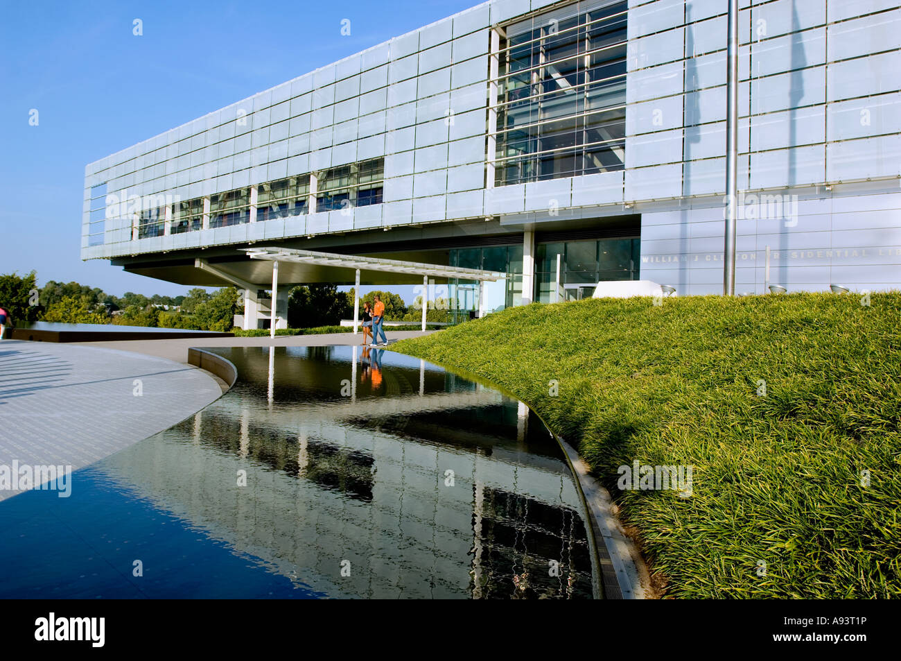 William J. Clinton Presidential Center Little Rock AR Banque D'Images