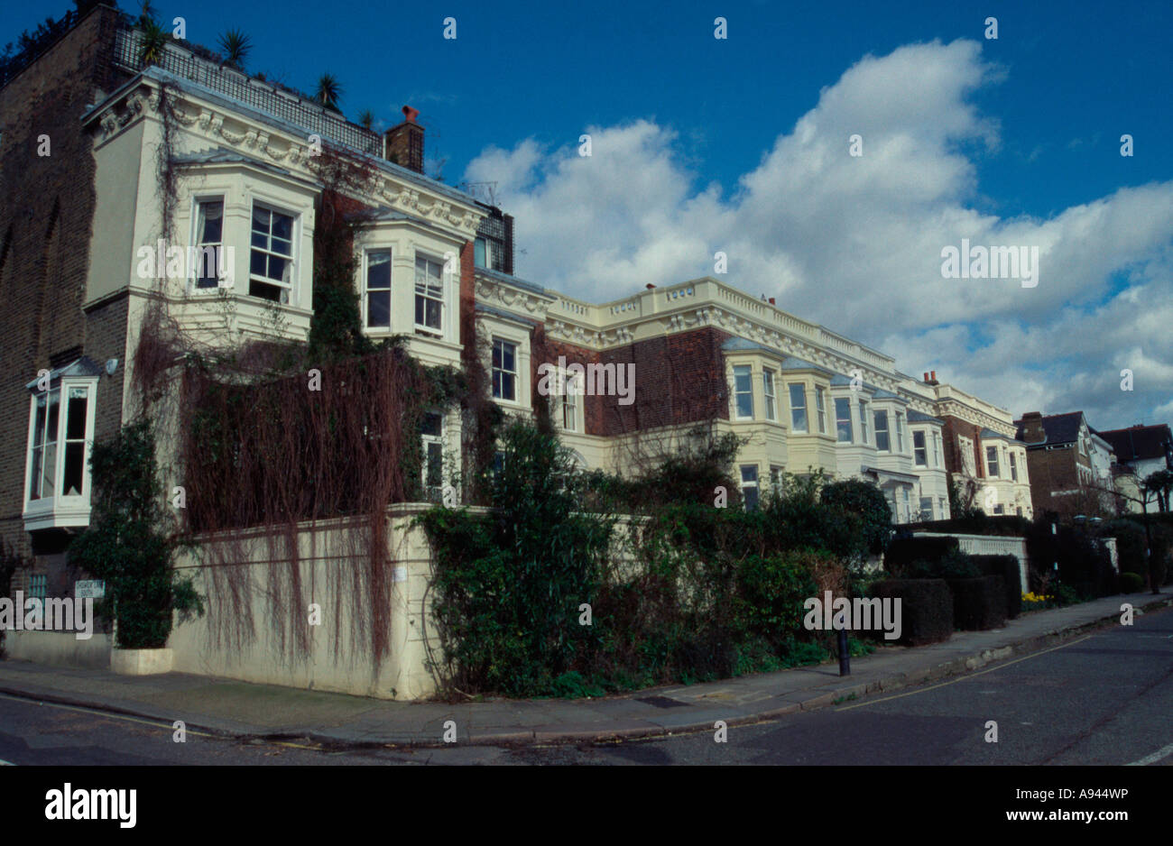 Chiswick Mall, London, W4, UK Banque D'Images