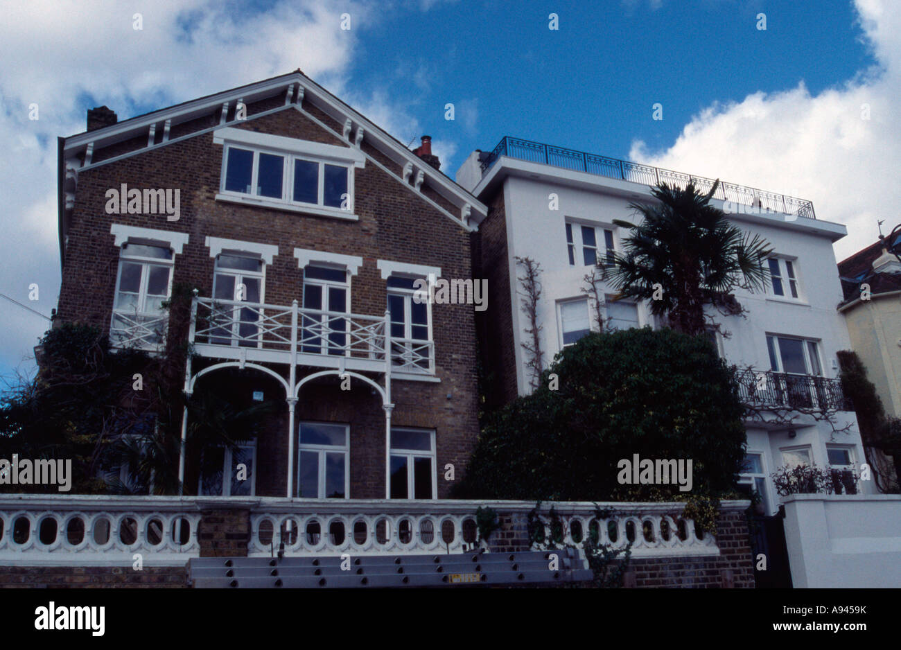 Chiswick Mall, London, W4, UK Banque D'Images