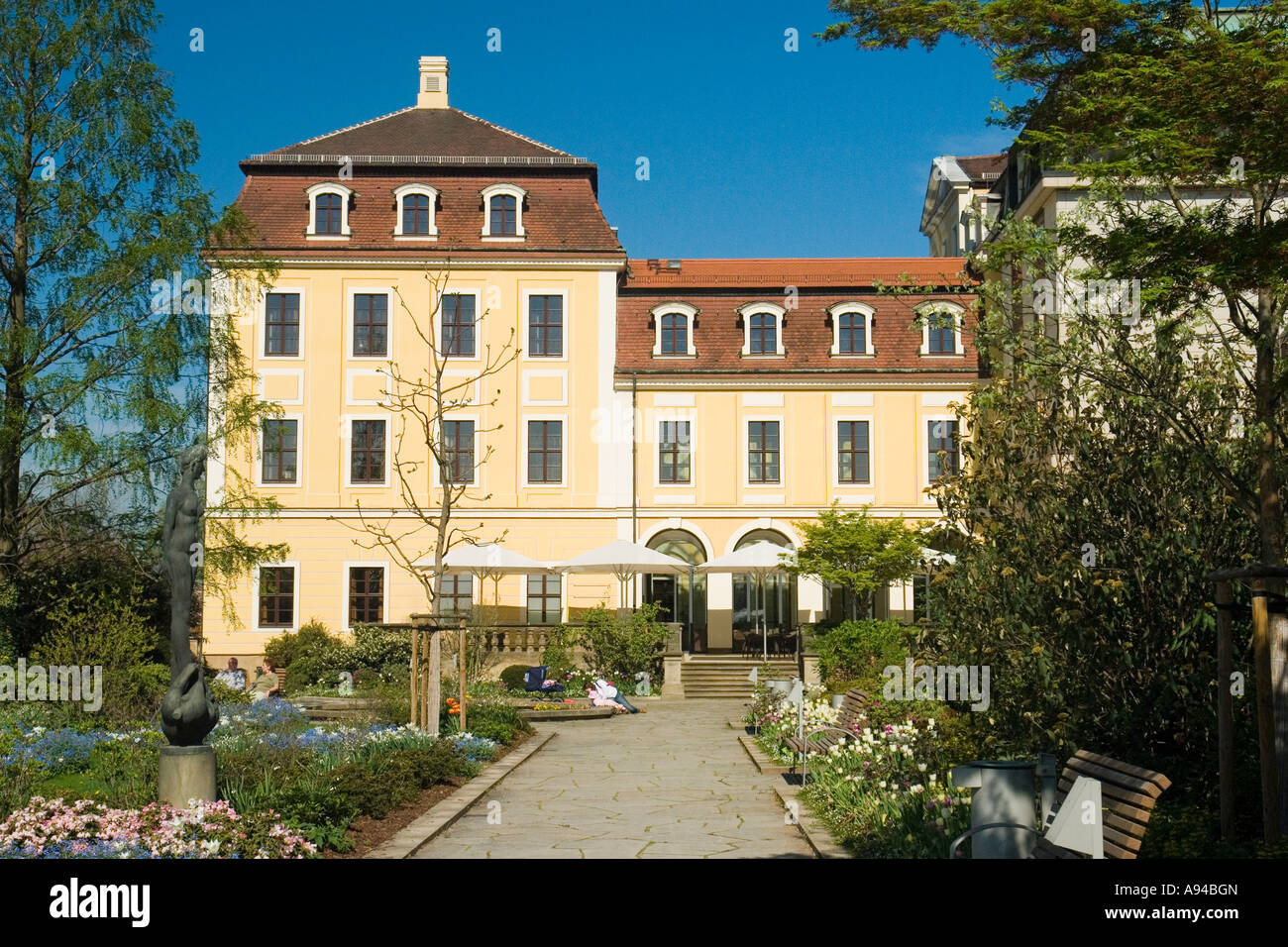 Hôtel The Westin Bellevue Dresden Neustadt Bülowpalais Banque D'Images