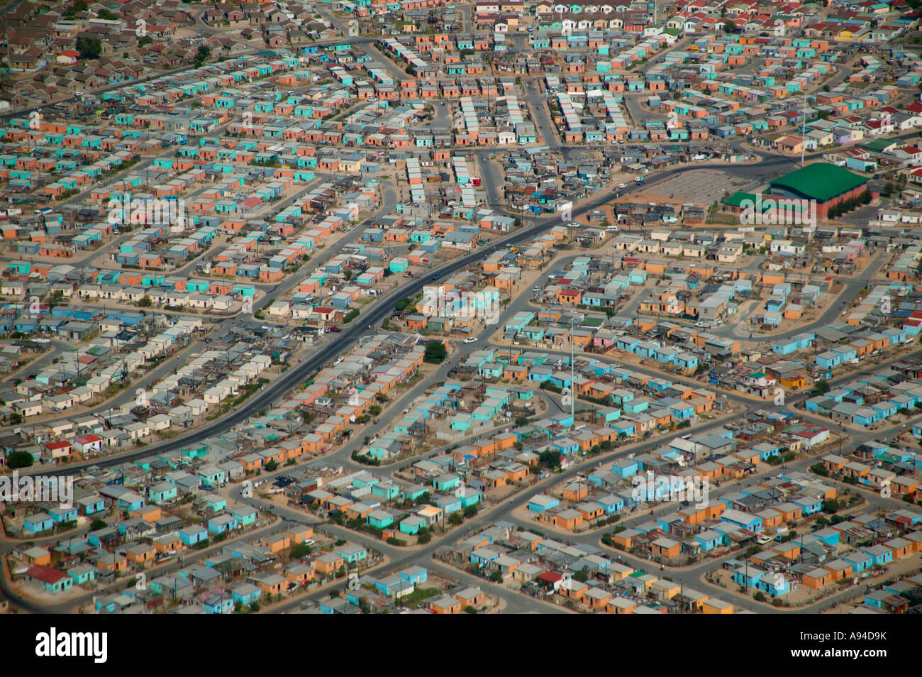 Avis de logements à faible coût à proximité de l'aéroport de Cape Town Cape Town Western Cape Afrique du Sud Banque D'Images