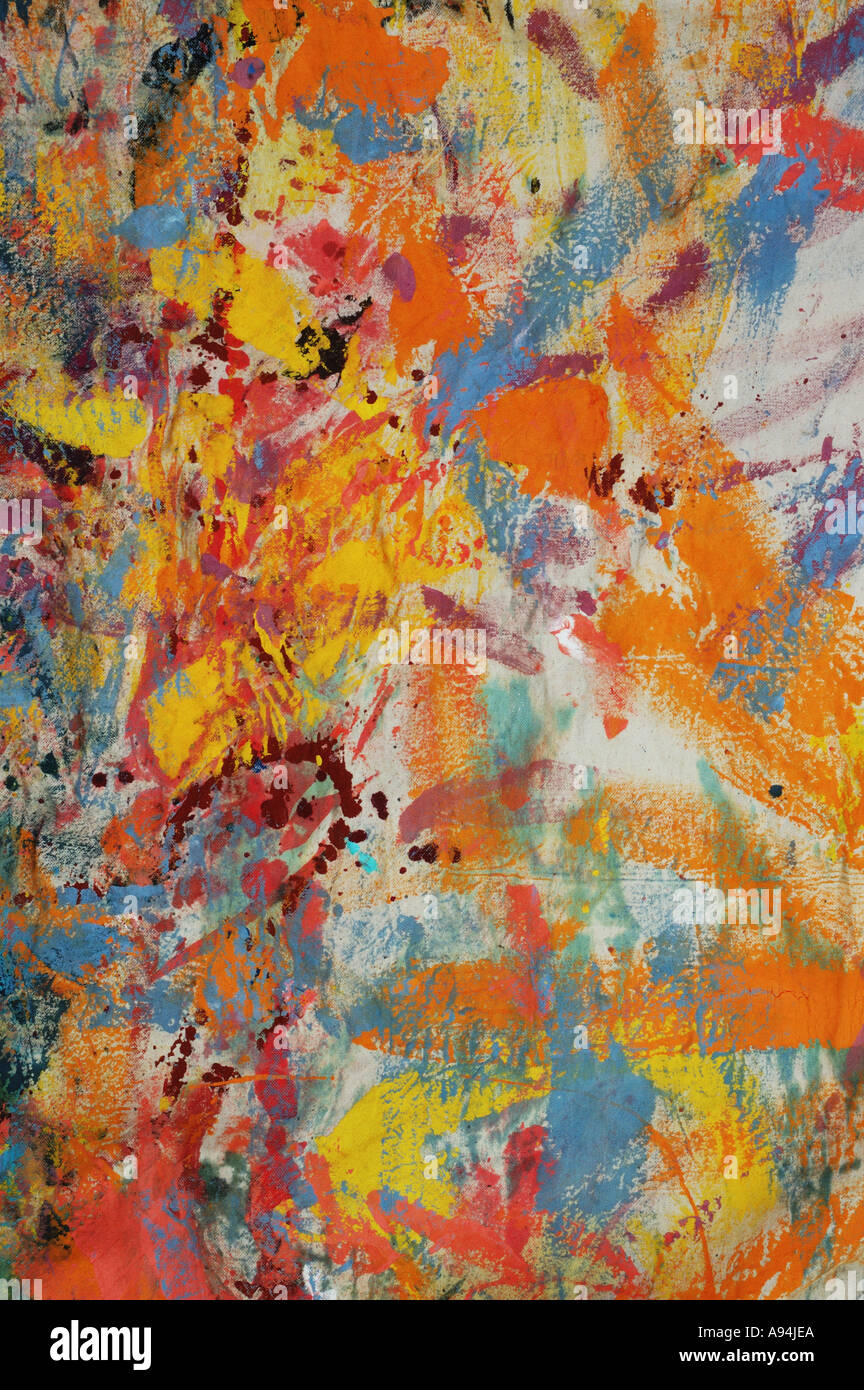 Abstract pattern drop studio artiste peintres feuille marbre dsca 3887 Banque D'Images