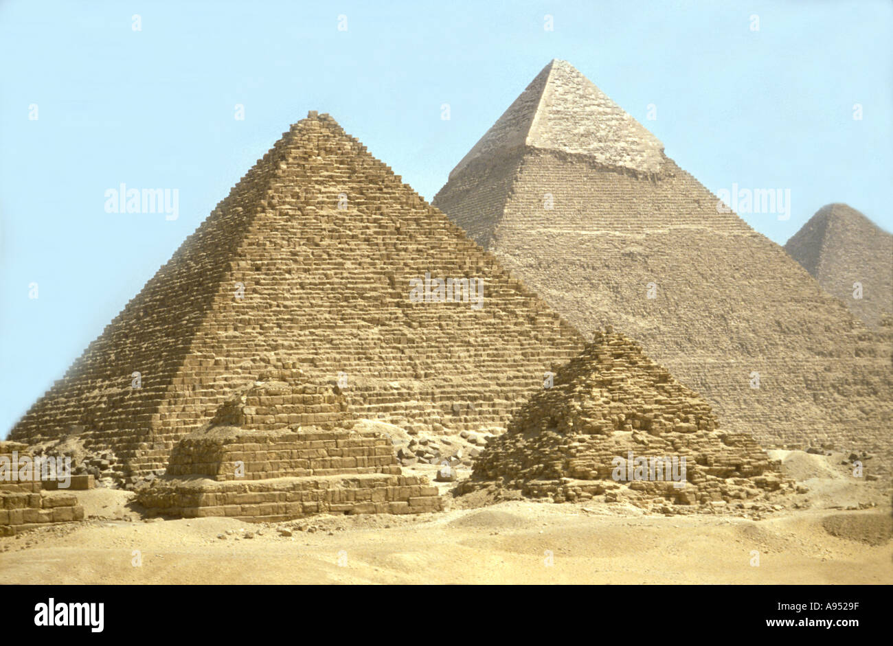 Pyramides au Caire Banque D'Images