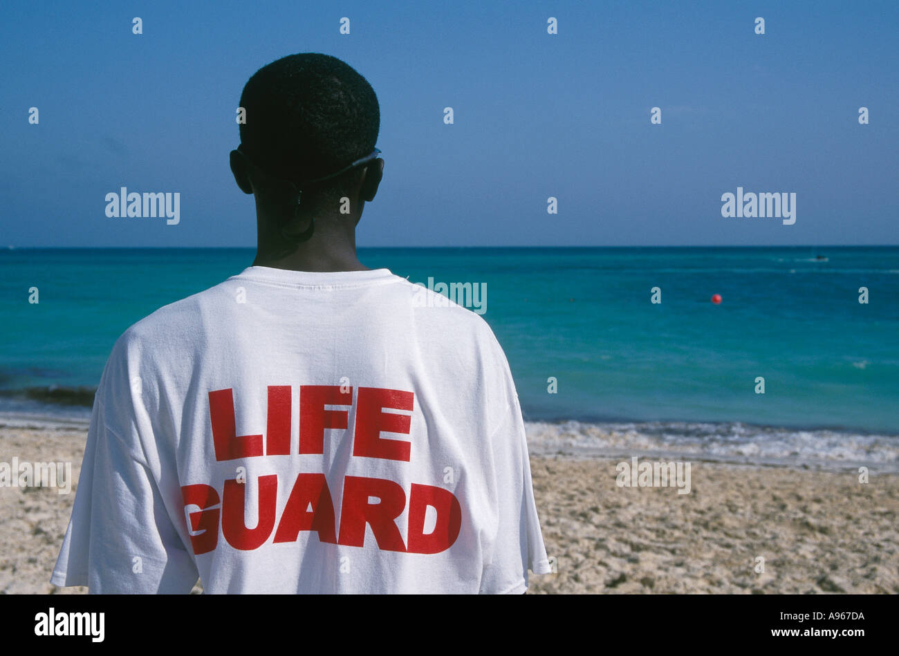 LIFEGUARD GRAND BAHAMA BAHAMAS Bahamas Banque D'Images