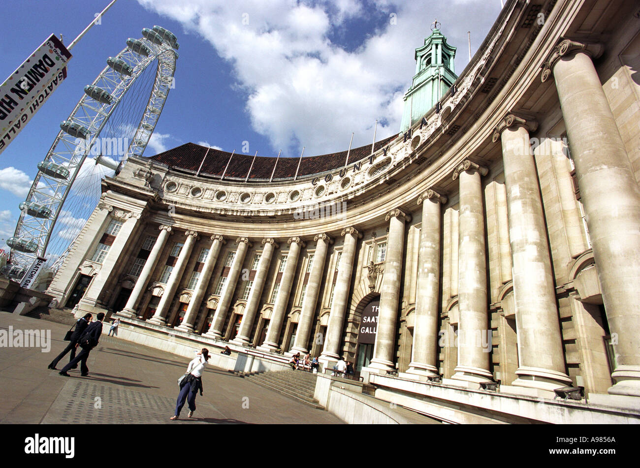 County Hall de Londres Angleterre Royaume-uni Banque D'Images