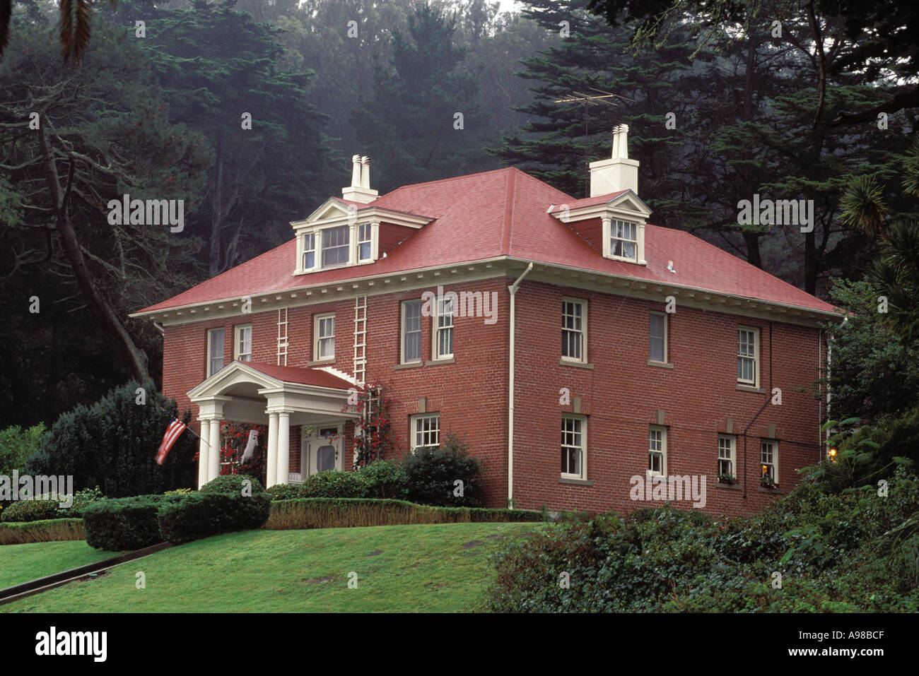 La Californie, San Francisco, dirigeants accueil, Presidio, GGNRA Banque D'Images