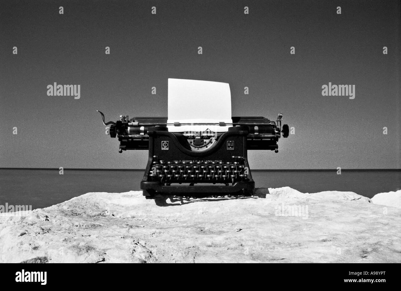 Vintage typewriter Banque D'Images