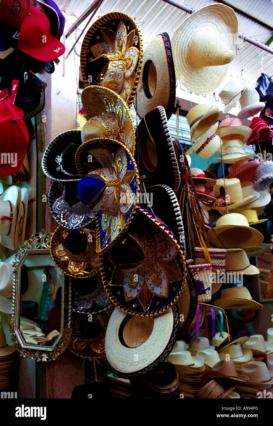 Sombreros mexicains Banque D'Images