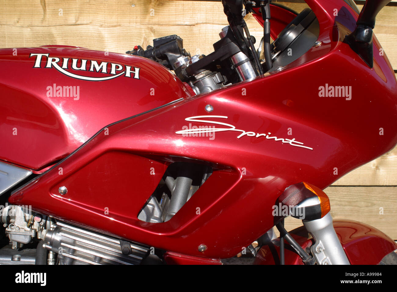 Triumph Sprint moto faite en Grande-Bretagne Banque D'Images