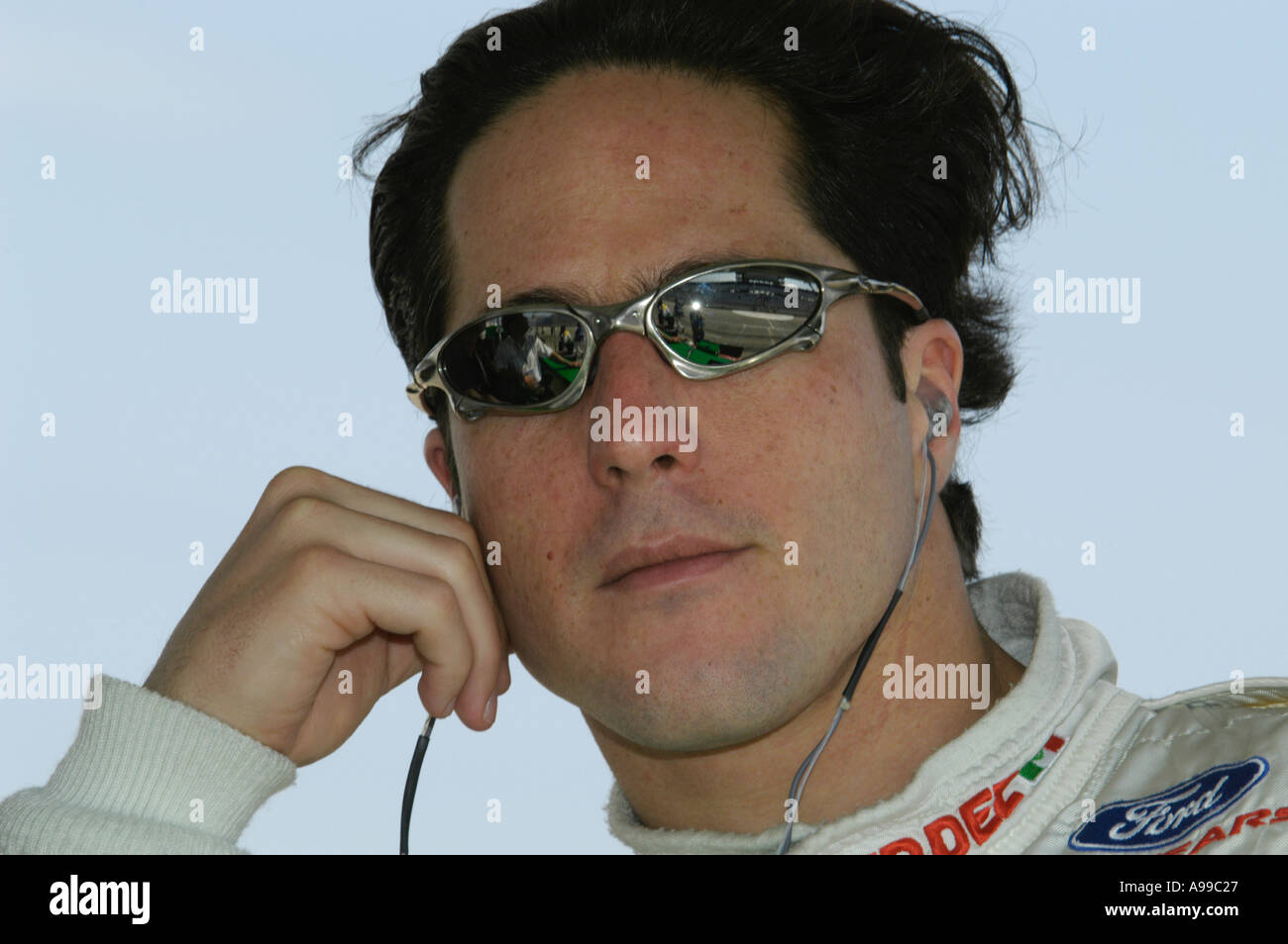 Mario Dominguez au Milwaukee Mile Centennial 250 2003 Banque D'Images