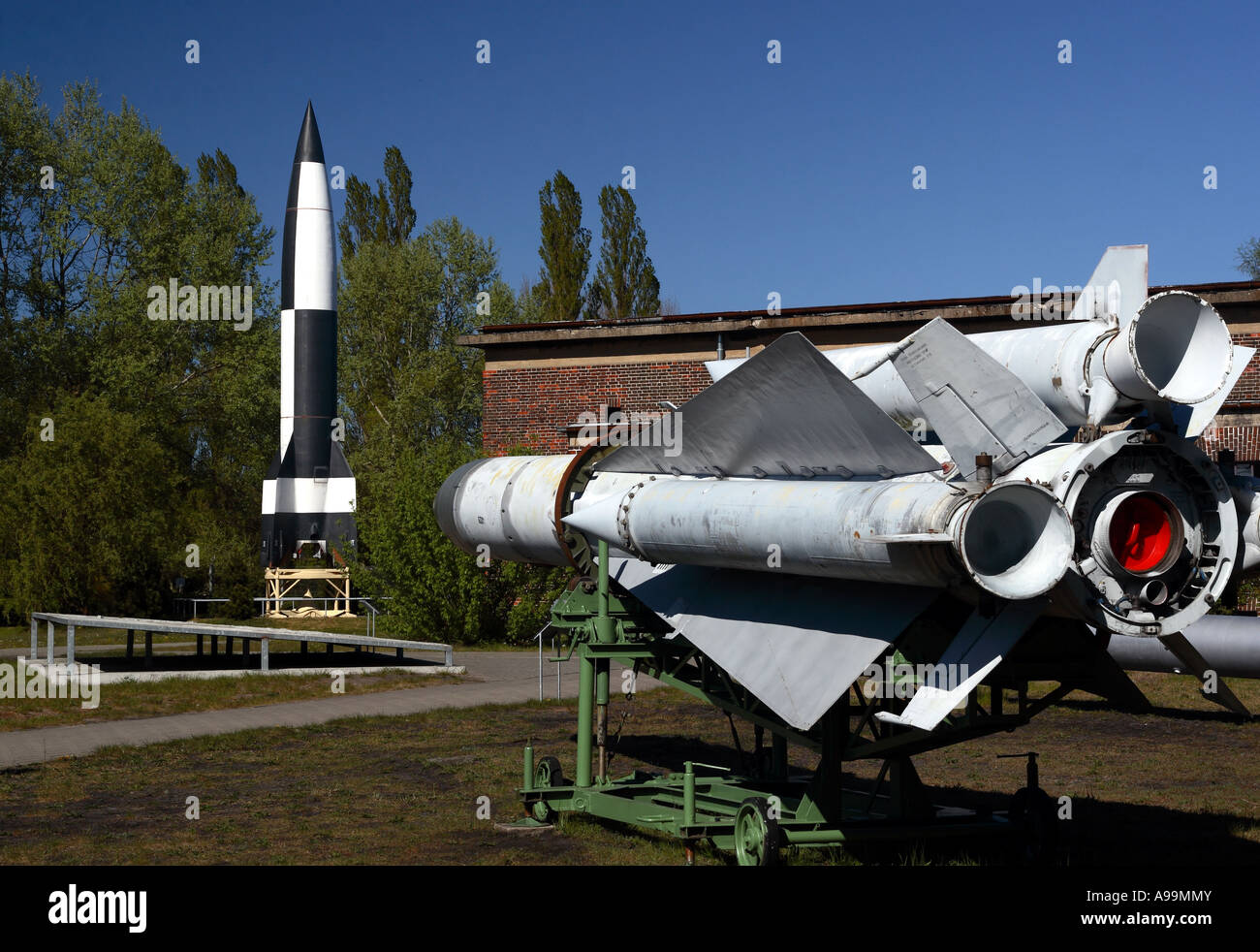 Le site de recherche militaire historique de Peenemünde sur la mer Baltique au nord-est de l'Allemagne Banque D'Images