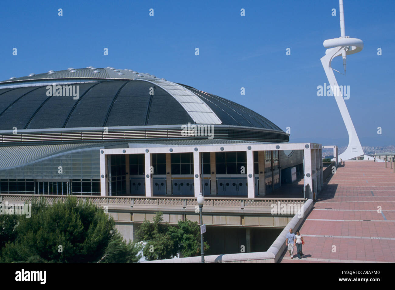 Espagne Catalogne Barcelone Palau Sant Jordi Banque D'Images