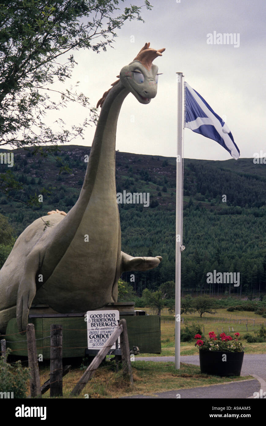 Nessie du Loch Ness en Écosse de légende Banque D'Images