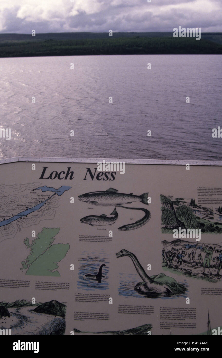 La légende du Loch Ness Banque D'Images