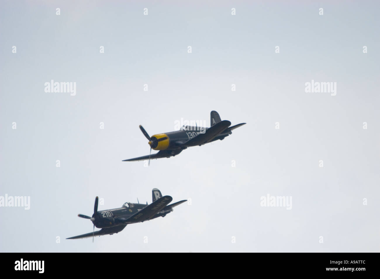 F4U-4 Corsair et FG-1D Corsair Banque D'Images