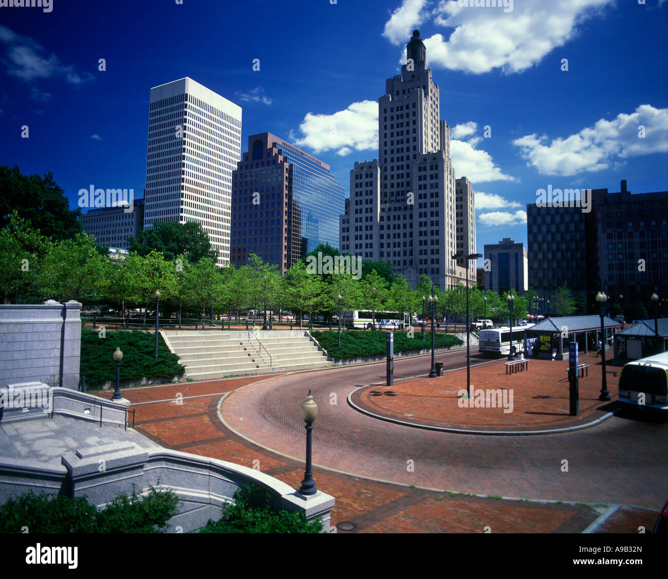 Le CENTRE-VILLE PROVIDENCE RHODE ISLAND USA Banque D'Images