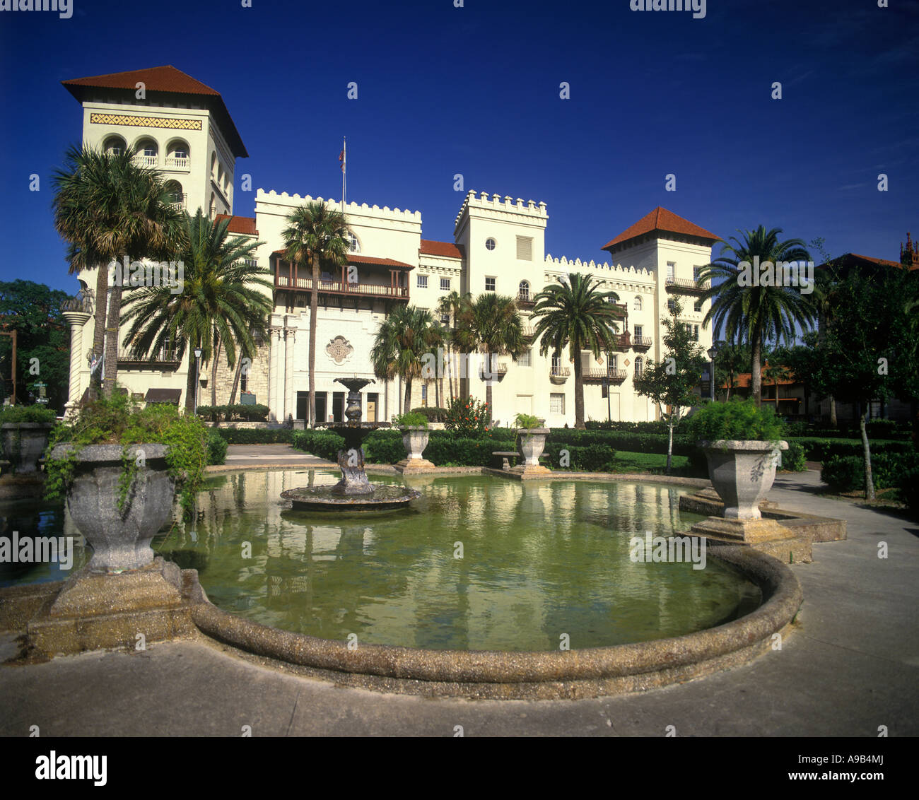 Fontaine PLAZA CASA MONICA HOTEL SAINT AUGUSTINE EN FLORIDE USA Banque D'Images