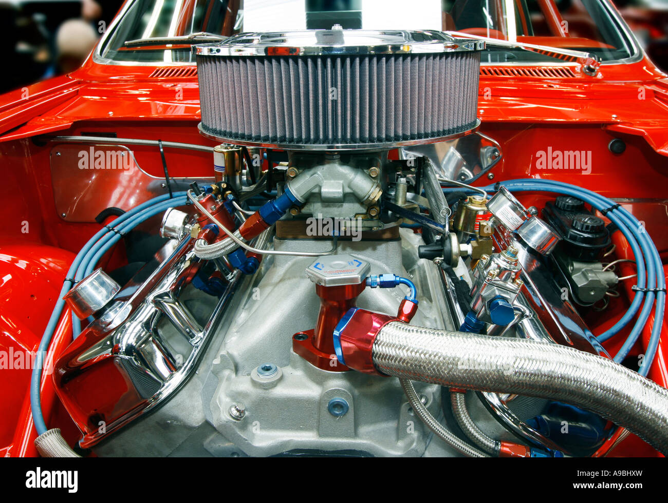 Voiture v8 moteur moteur automobile Banque de photographies et d’images ...