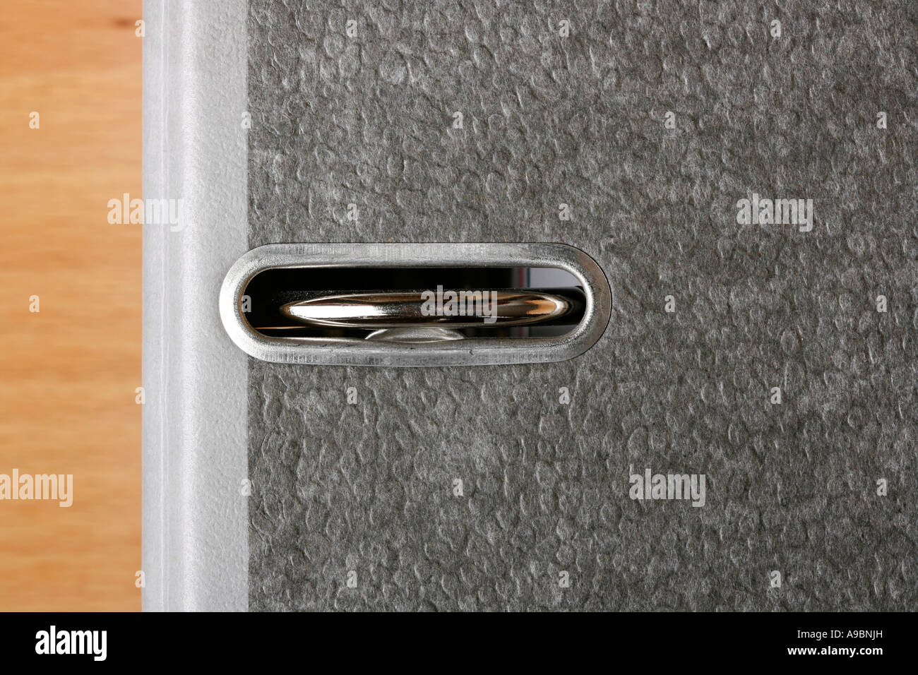 Close up d'un classeur plein de fichiers organisés Banque D'Images