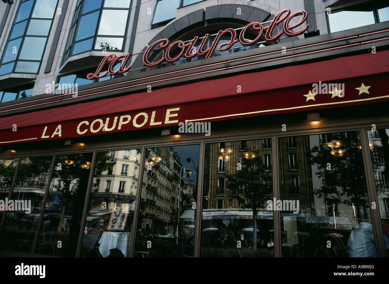 Paris France Art déco de brasserie La Coupole 102 boulevard du Montparnasse 14 ème arrondissement Banque D'Images