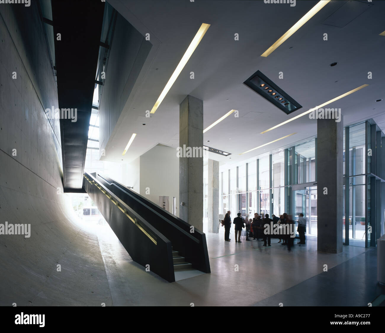 Contemporary Arts Center de Cincinnati, Ohio, USA. - Intérieur. Architecte : Zaha Hadid Banque D'Images