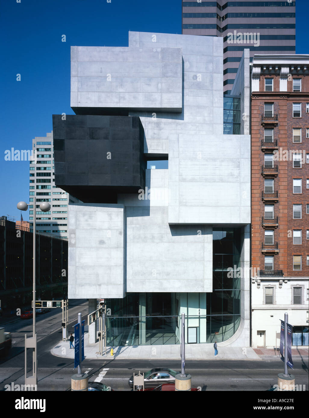 Contemporary Arts Center de Cincinnati, Ohio, USA. Lois et Richard Rosenthal Center for Contemporary Art). Architecte : Zaha Hadid Banque D'Images
