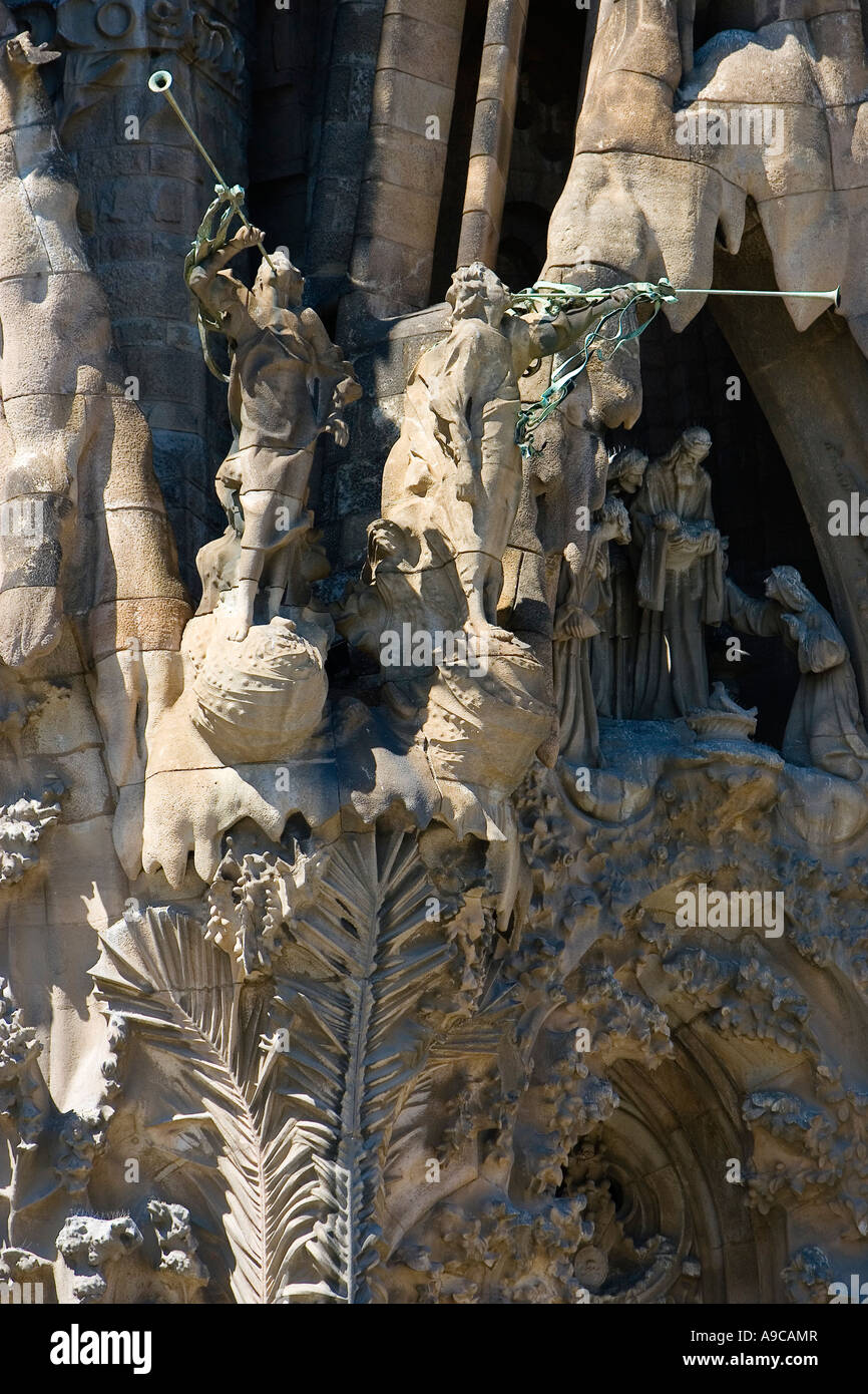 La Sagrada Familia Barcelone Espagne Banque D'Images