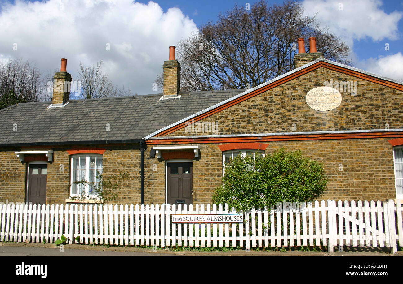 Maisons d'aumône wathamstow london village Banque D'Images