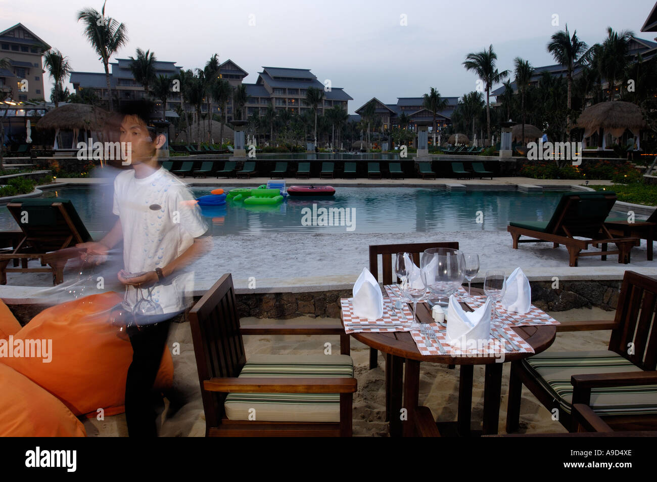 L'hôtel Hilton Sanya Resort and Spa Photo Stock - Alamy