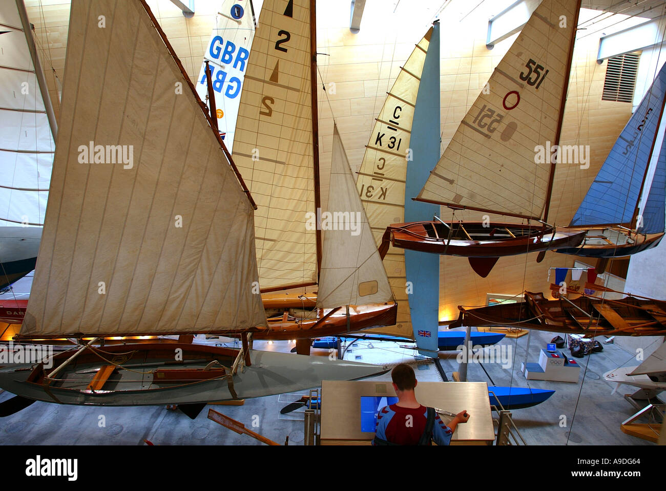 Le National Maritime Museum Cornwall Falmouth UK Banque D'Images