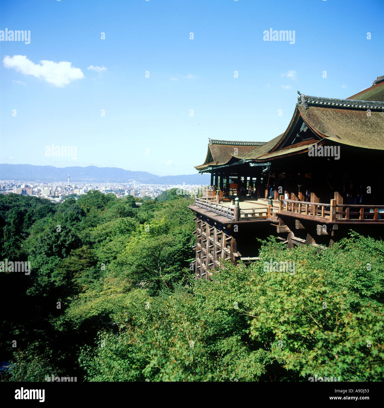 Temple Kiyomizu Kyoto au Japon Banque D'Images