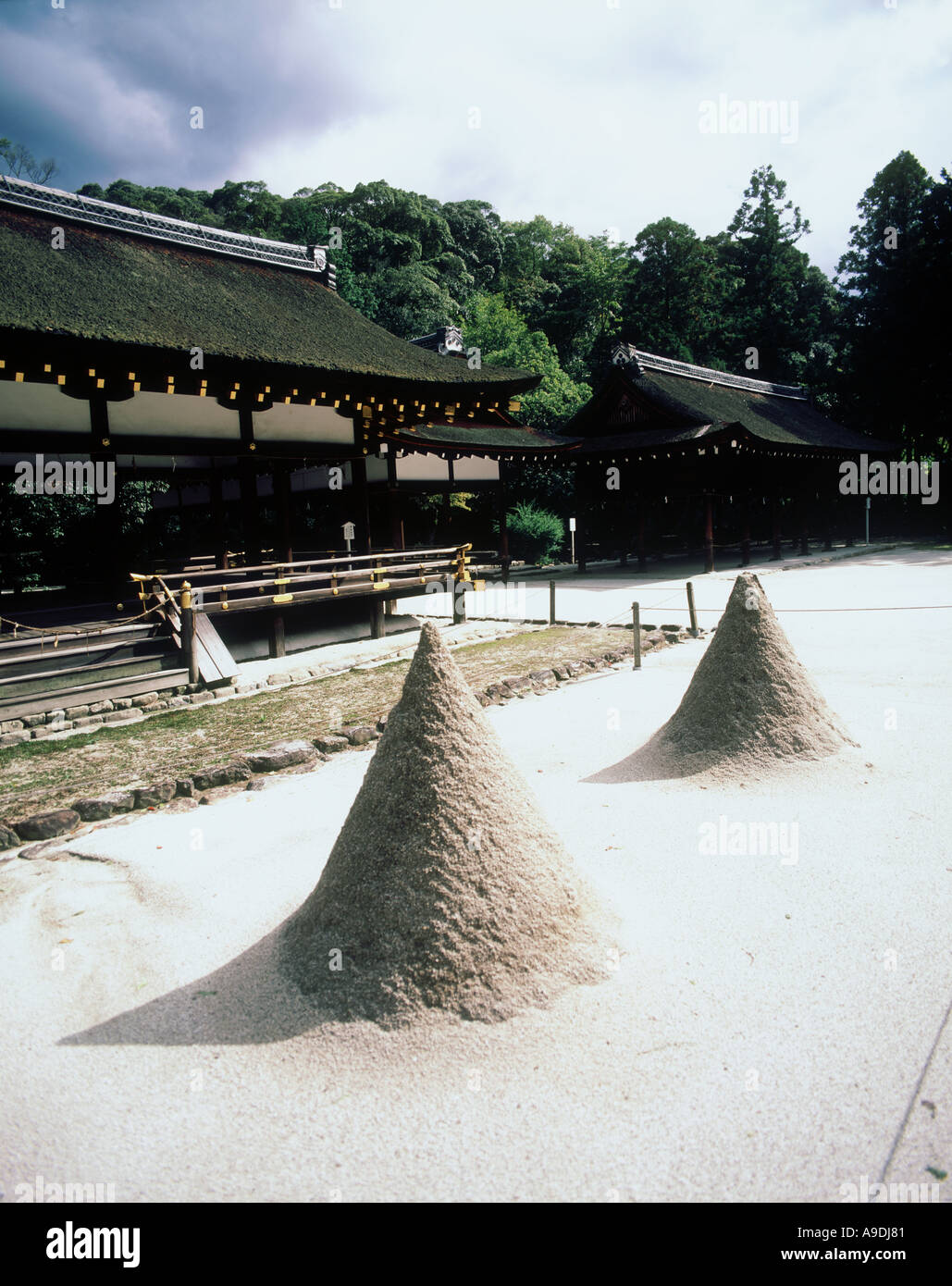 Sanctuaire Kamigamo Kyoto au Japon Banque D'Images