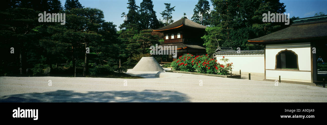 Jardin de Ginkaku ji Kyoto au Japon Banque D'Images