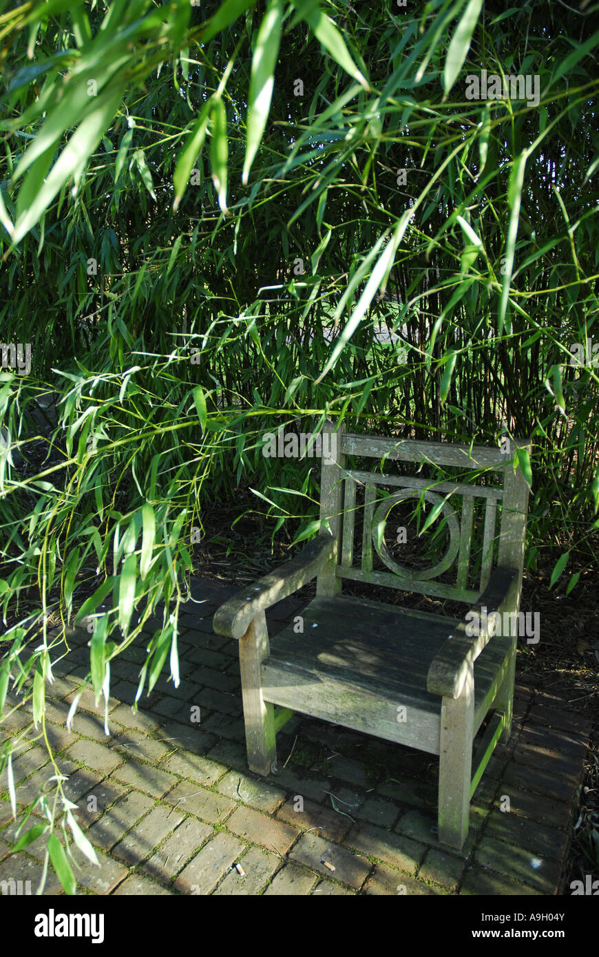 Siège à Kew Gardens Banque D'Images