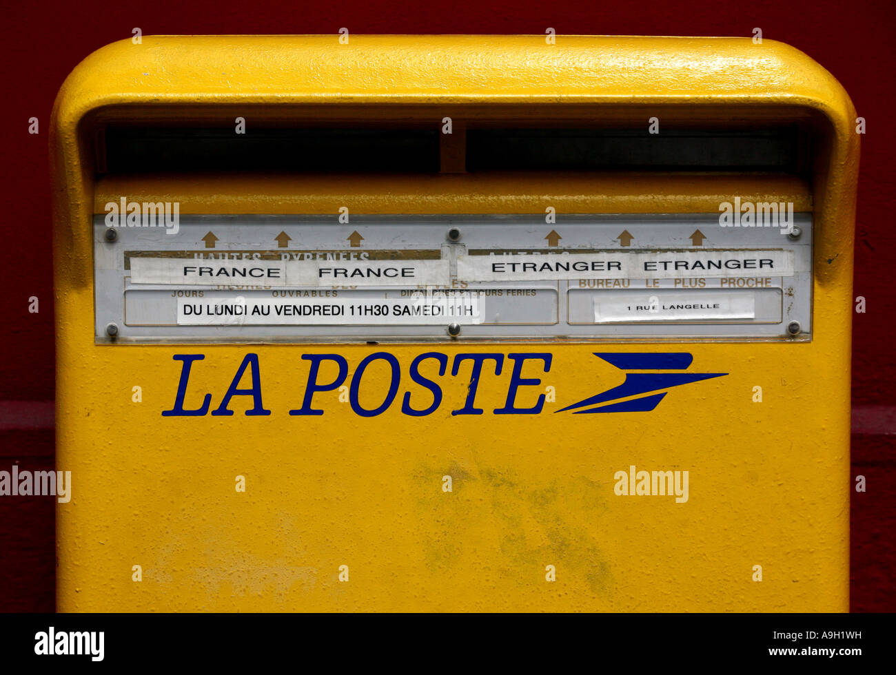 Street Post box en France 2007 Banque D'Images