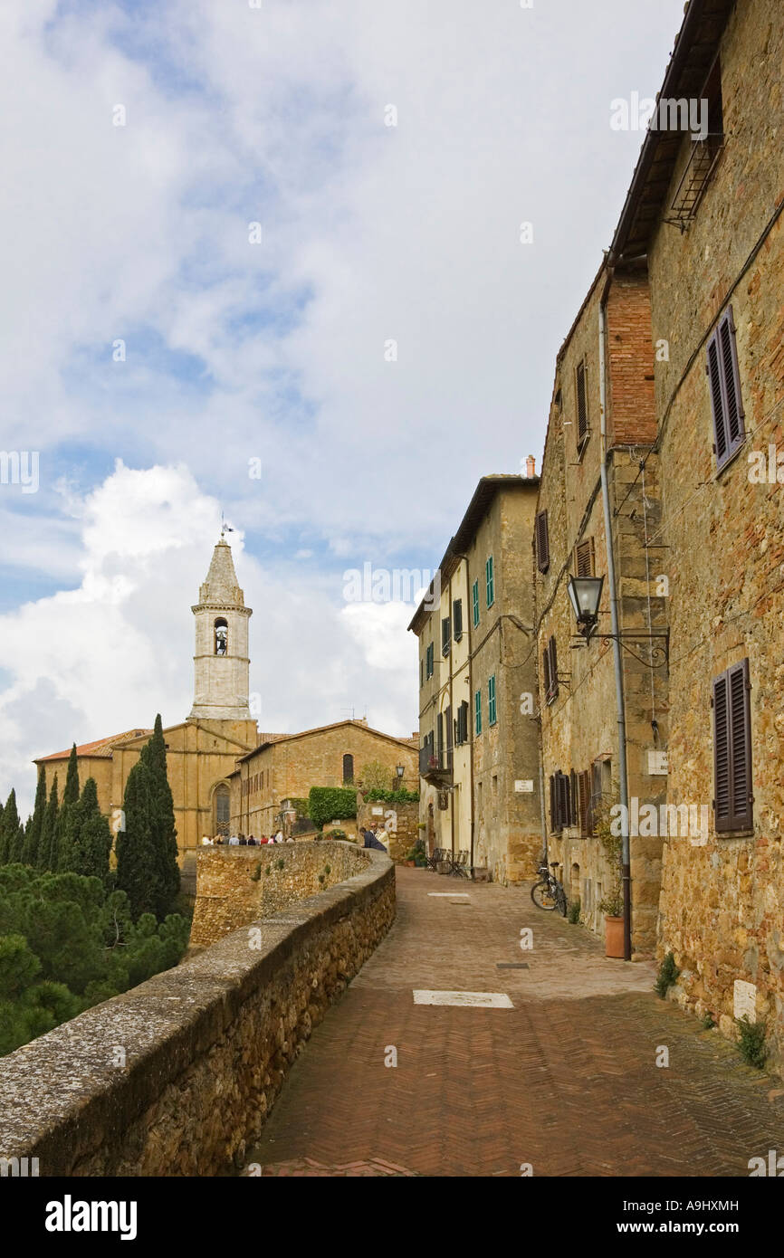 Pienza, Crète, Valle de Orcia, Toscane, Italie, Europe Banque D'Images