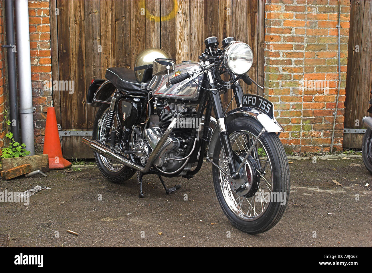 BSA café Racer Banque D'Images