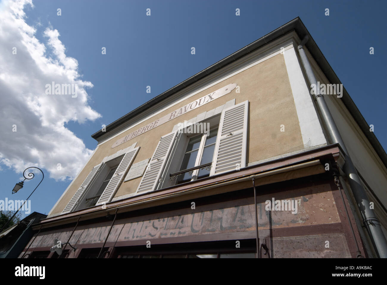 L'auberge Ravoux où Vincent Van Gogh est mort de l'auto-infligées en 1890 par la France Banque D'Images