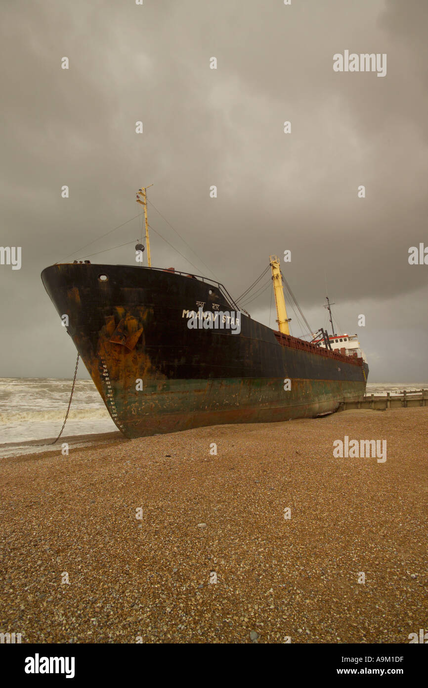 Maneve star ship s'échouer près de rye East Sussex Banque D'Images