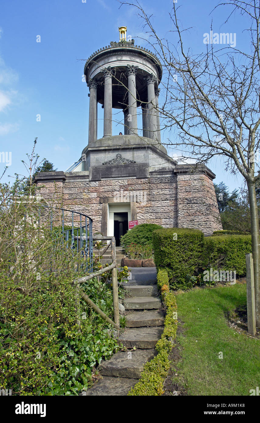 Robert Burns Monument à la Burns National Heritage Park Alloway Ecosse Banque D'Images