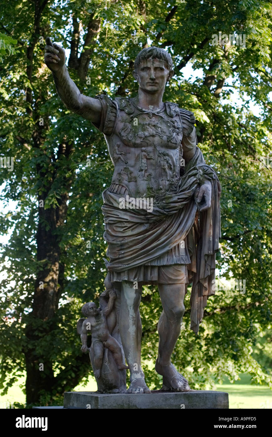 Imperator Augustus Caius Julius Caesar Octavius Kempten Allemagne Banque D'Images