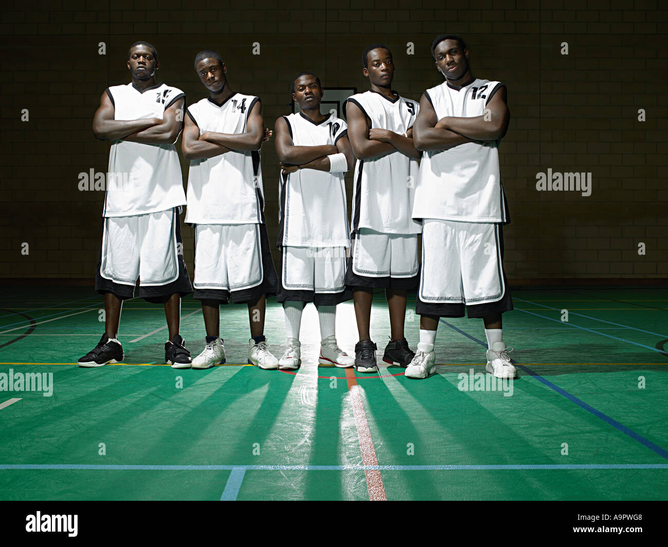 Équipe de basket-ball Banque D'Images Équipe de basket-ball Banque D'Images