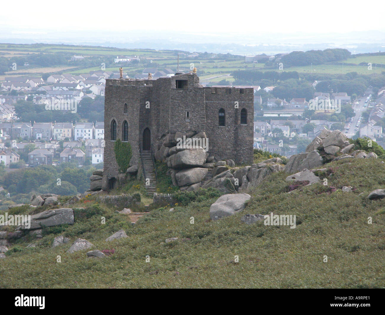 Carn Brea restaurant Cornwall UK Banque D'Images