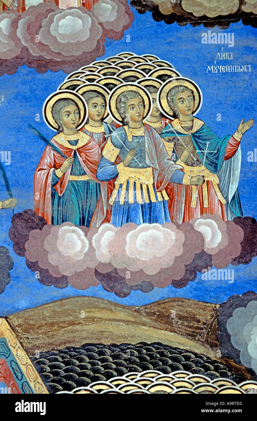 Nuage D'Ange 5 Niveaux Ombre Et Peint À La Main Pour 60 Anges