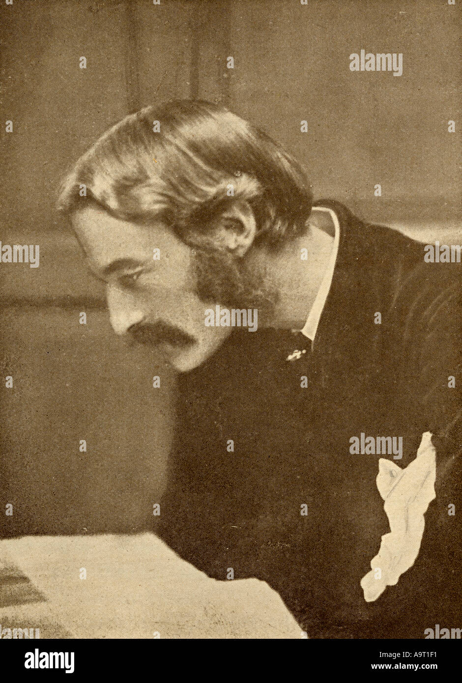 Andrew Lang, 1844 -1912. Scottish poète, romancier, critique littéraire, et contributeur important dans le domaine de l'anthropologie. Banque D'Images