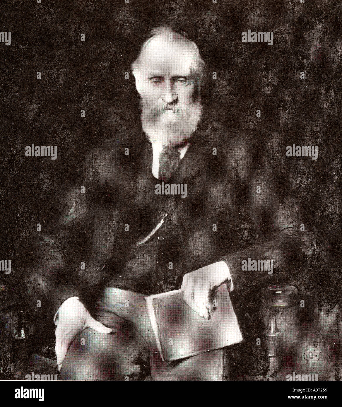 William Thomson, 1er baron Kelvin,1824 - 1907. Né à Belfast physicien mathématicien et ingénieur. Banque D'Images