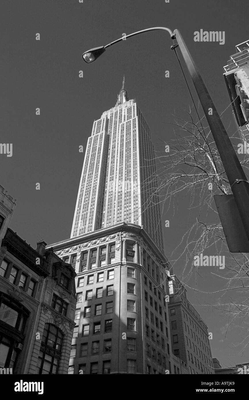 Empire State Building, New York Banque D'Images