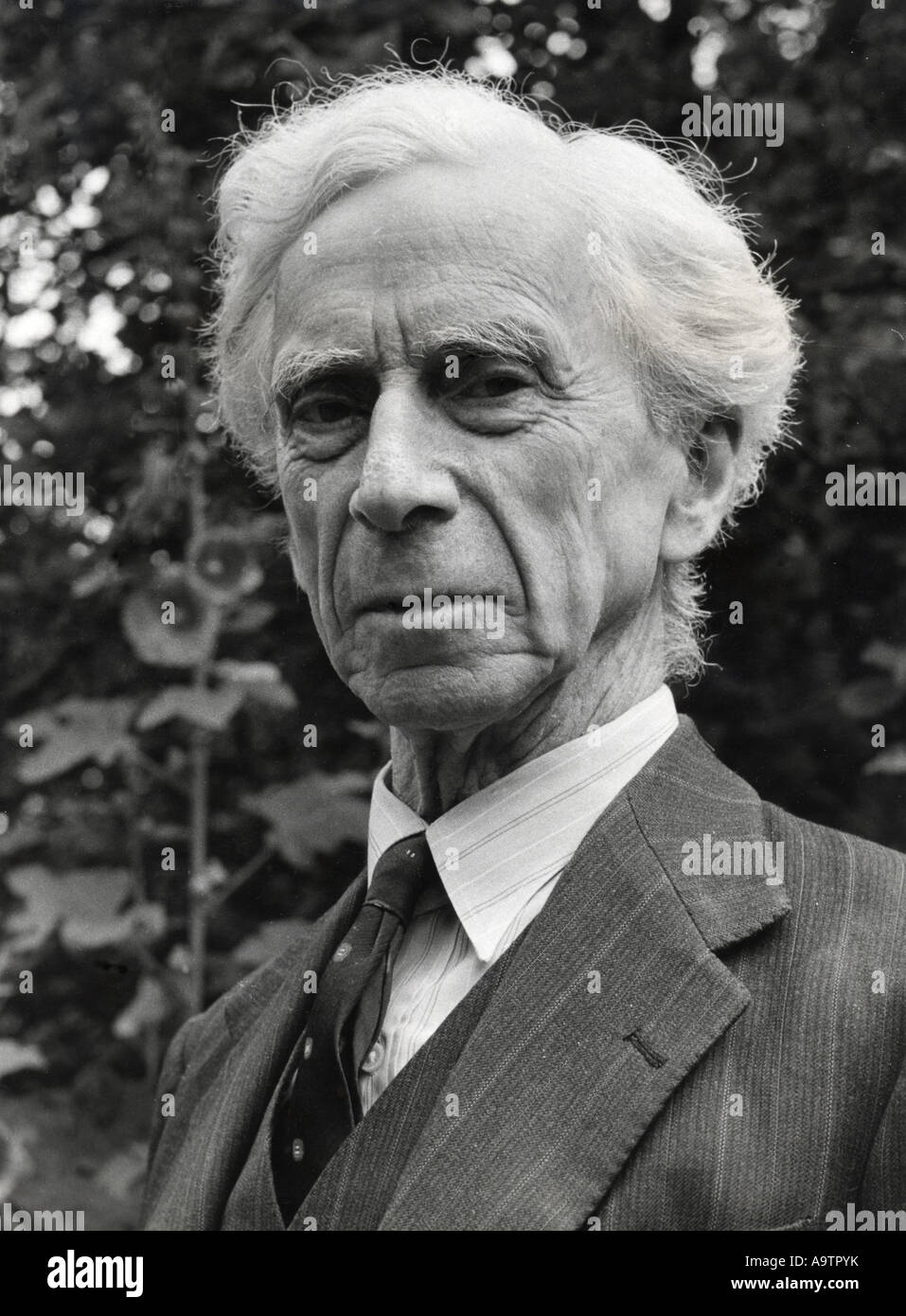 BERTRAND RUSSELL - philosophe et mathématicien britannique, 1872 à 1970 Banque D'Images