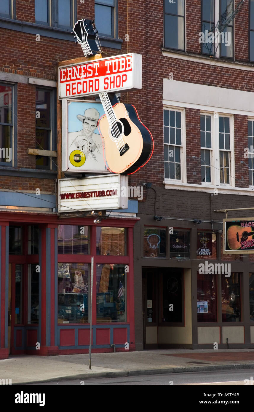 Ernest Tubb Record Shop Nashville Tennesee USA Banque D'Images
