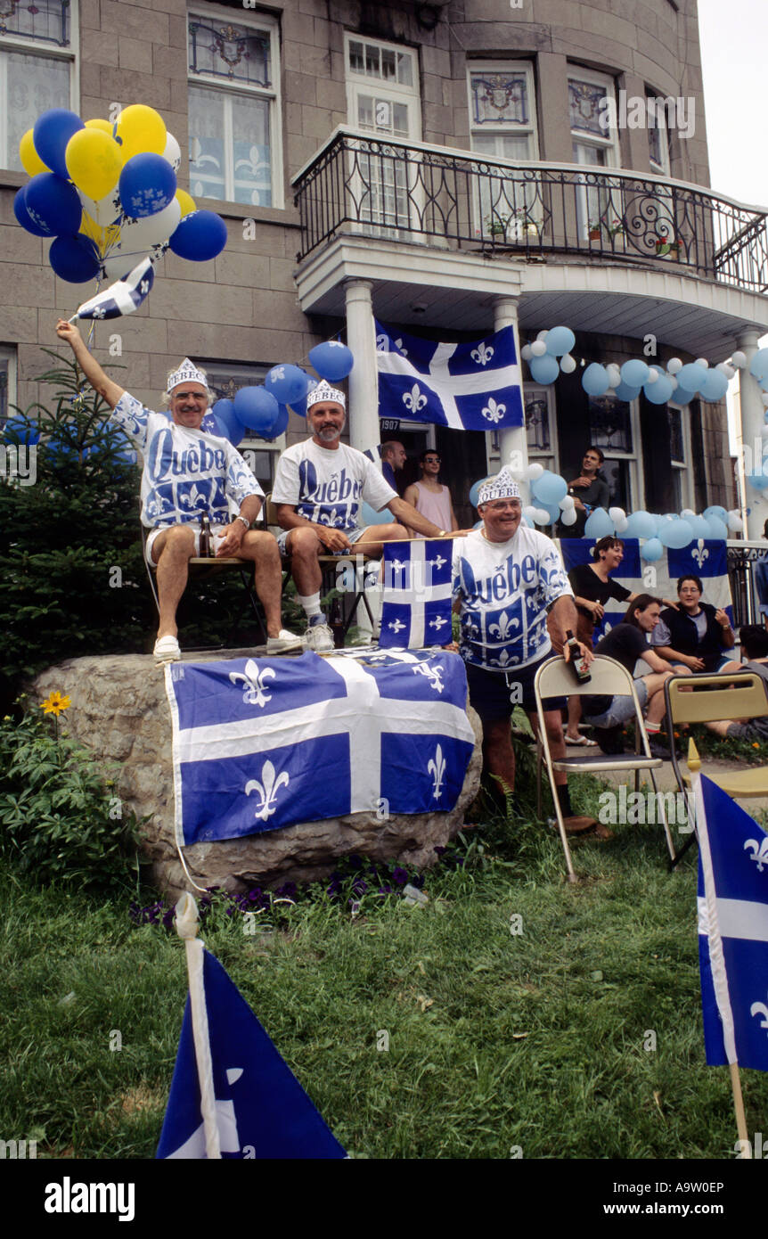 Saint Jean Baptiste, fête Montréal Québec Canada Photo Stock - Alamy